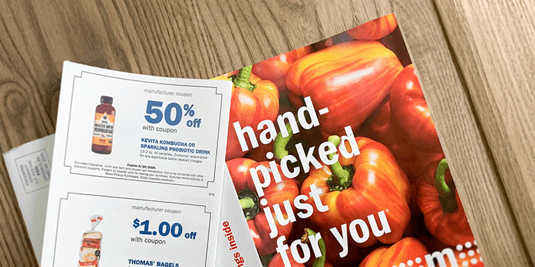 Sample of a direct mail piece that uses variable data printing